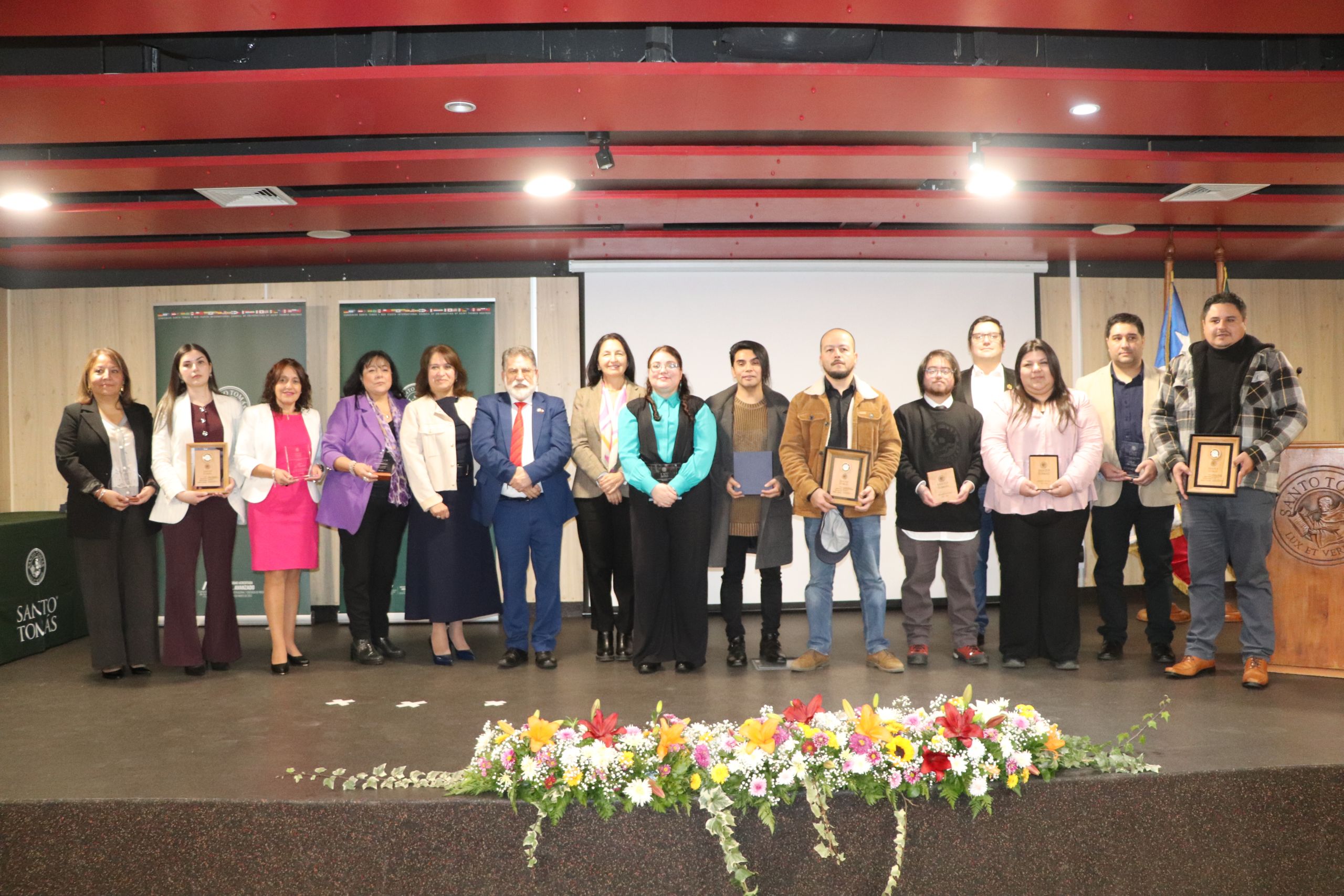 Premiados y autoridades